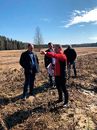 департамент лесного хозяйства Томской области, клиенты компании «Тимбермаш Байкал» на заводе John Deere в Финляндии
