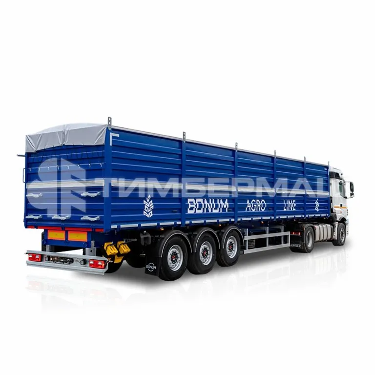 Зерновоз BONUM бортовой 46-60 м3 3 оси фото 1