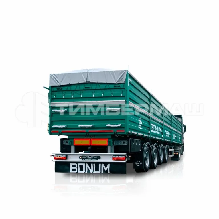 Зерновоз BONUM бортовой 46-60 м3 4 оси фото 1