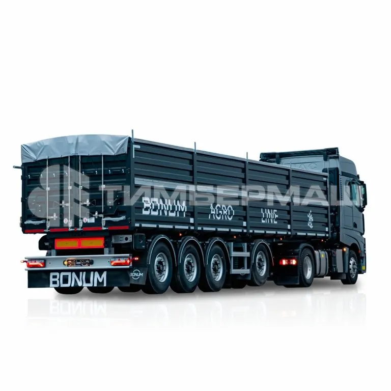 Облегченный зерновоз BONUM бортовой 46 м3 фото 1