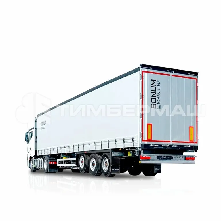 Шторный полуприцеп BONUM 13,62 м фото 1