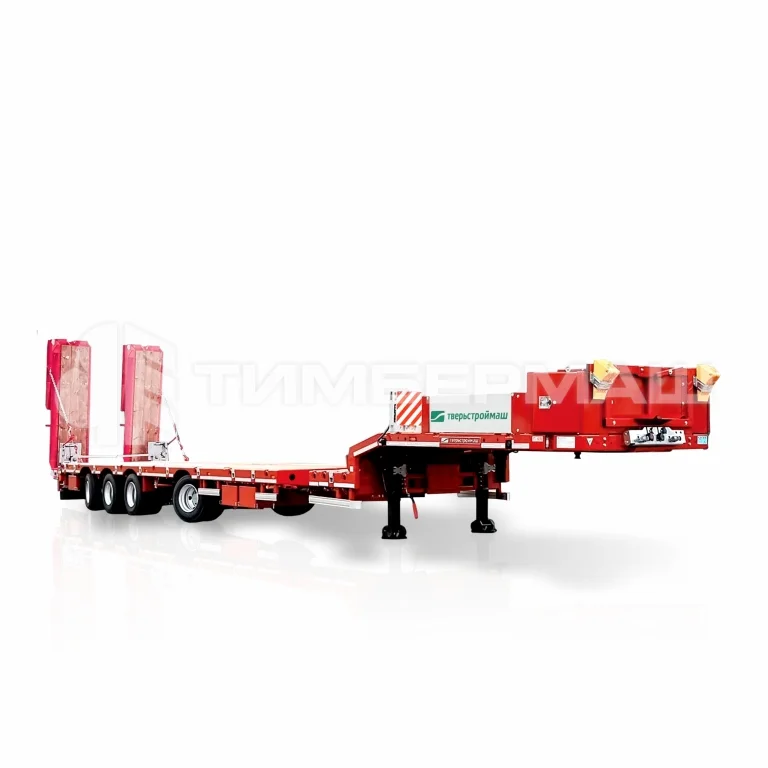 Низкорамный раздвижной трал Тверьстроймаш 993941 с гидравлическими трапами