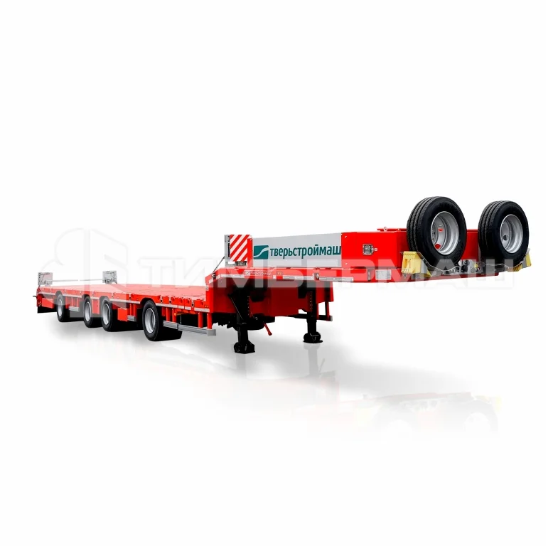 Низкорамный раздвижной трал Тверьстроймаш 993941 с приставными трапами