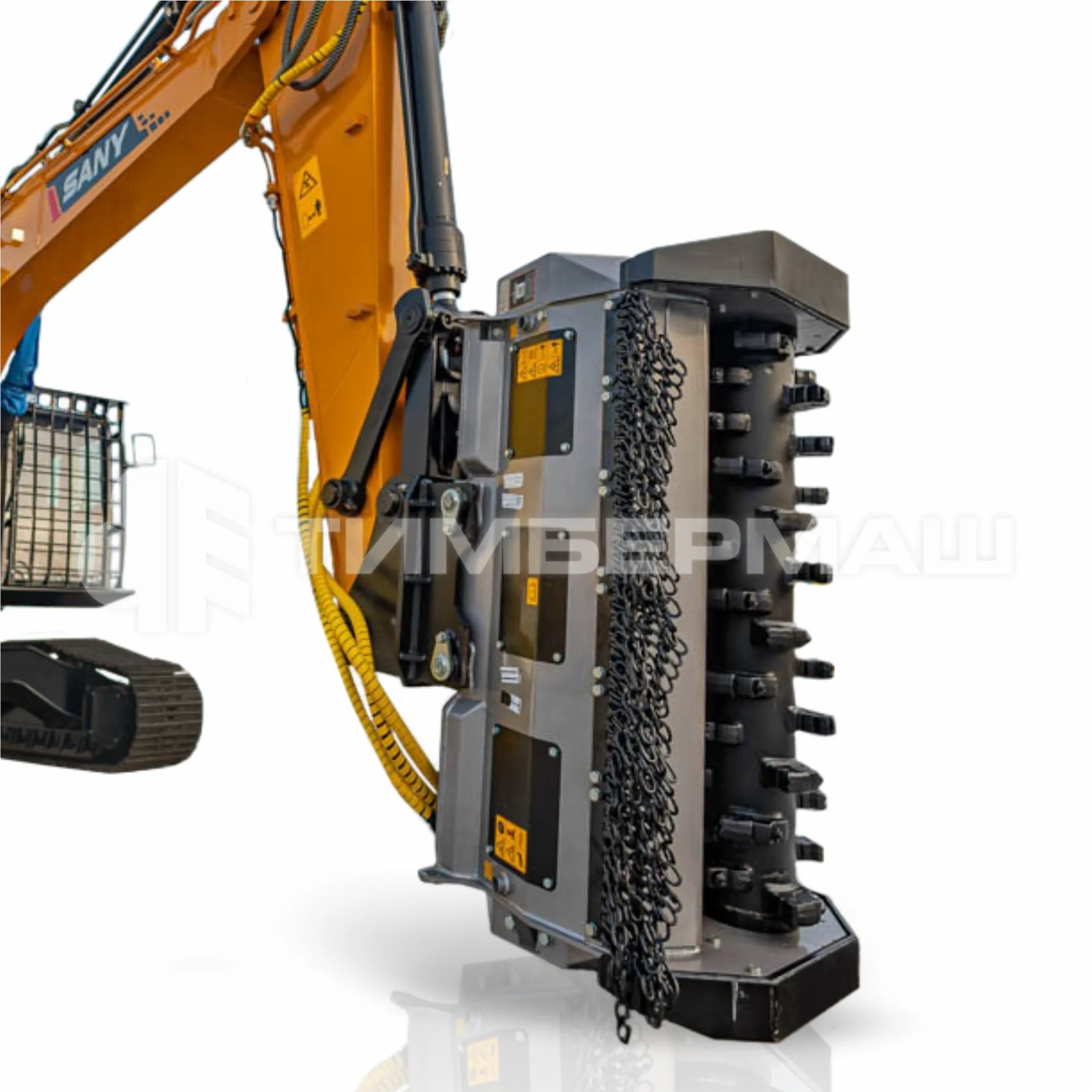 Гусеничный экскаватор SANY SY245F с нав. оборудованием Мульчер для экскаваторов FAE UML/S/EX-150 VT фото 2