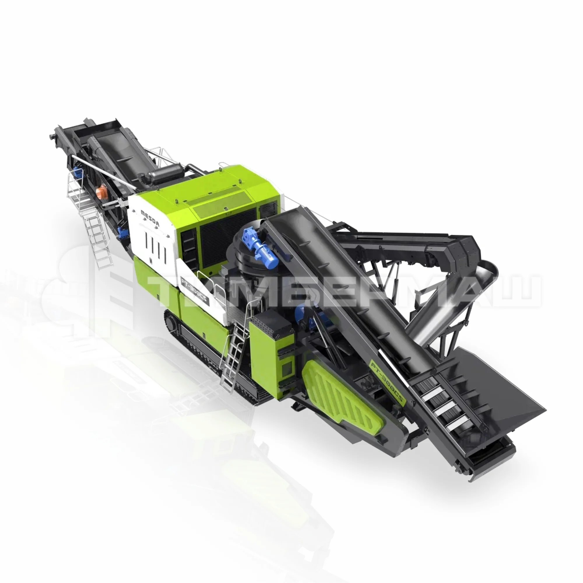 Электрическая самоходная конусная дробилка MD C3HM-A (дизель) фото 3